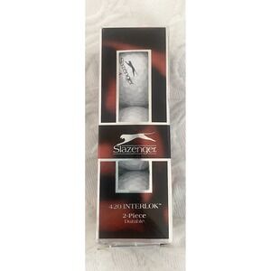 Slazenger 420 Interlok Golf Balls 2-Piece Durable 3 Balls in the pack‎